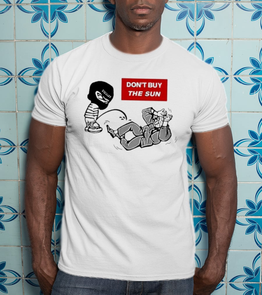 Jake Hanrahan Don’t Buy The Sun Cartoon Characters In Action T-Shirt
