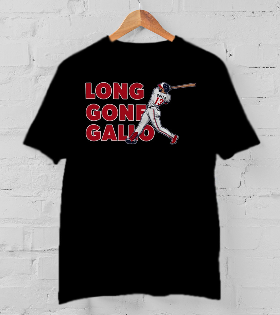 Long Gone Gallo Minnesota Baseball Player Number 13 T-Shirt