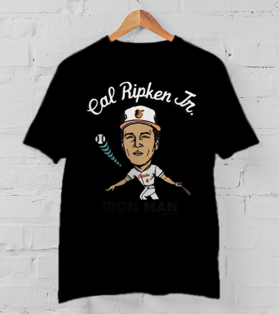 Cal Ripken Jr. Orioles Baseball Iron Man T-Shirt