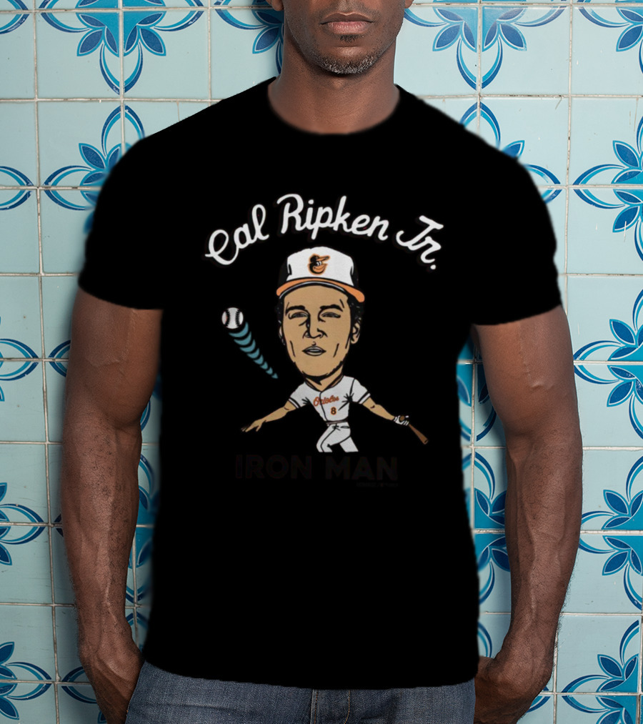 Cal Ripken Jr. Orioles Baseball Iron Man T-Shirt