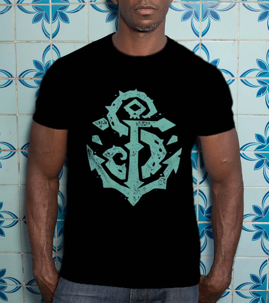 Sea Of Thieves Seafarer Anchor Fangamer Merch T-Shirt