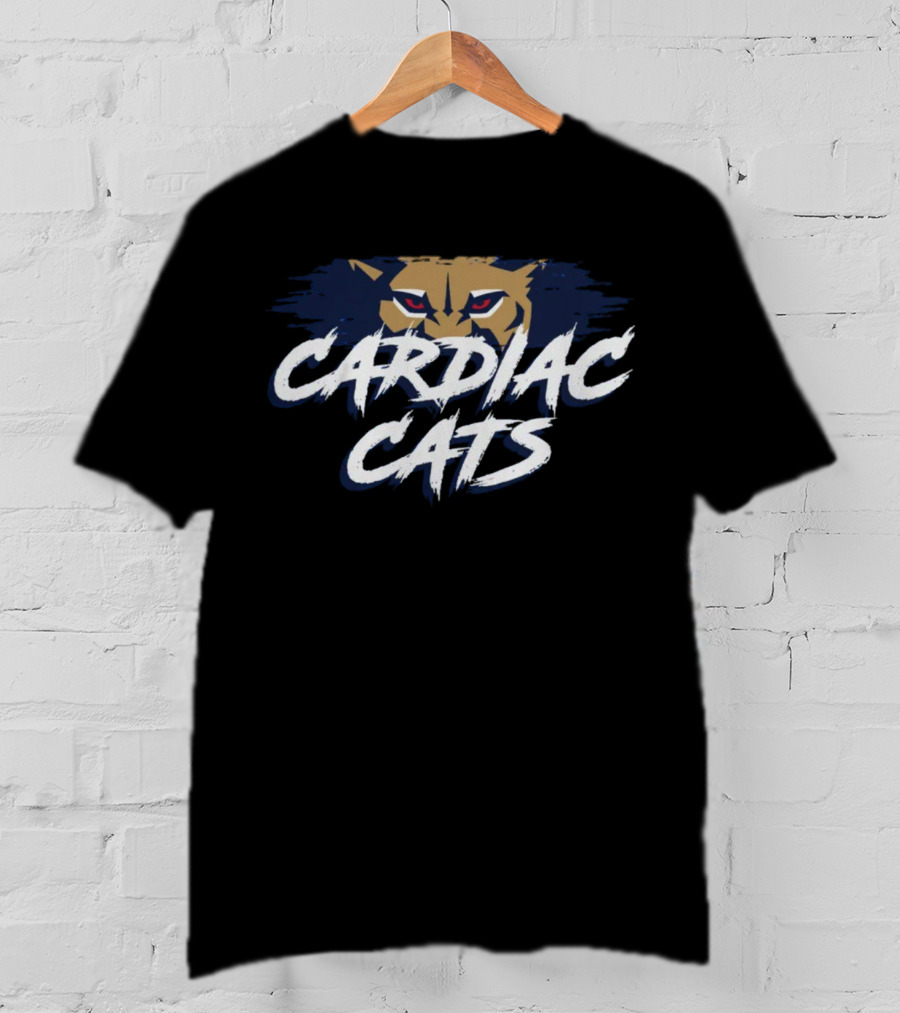 Cardiac Cats Florida Panthers Eyes Fla Team Shop T-Shirt
