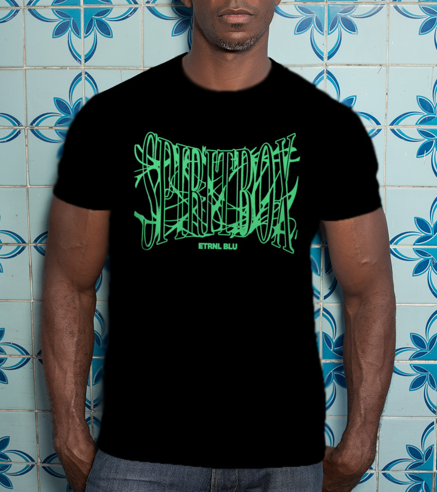 Spiritbox Phosphenetic Etrnl Blu Mineral Black T-Shirt