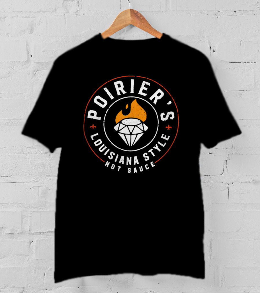 Poirier's Louisiana Style Hot Sauce Diamond Flame T-Shirt