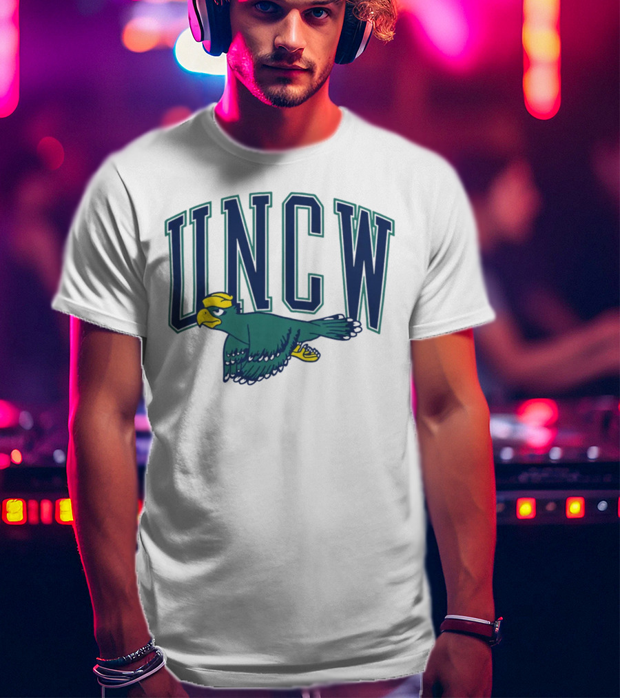 UNCW Flying Seahawk Logo College Spirit T-Shirt