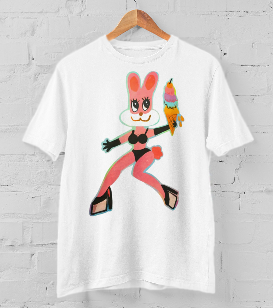 Karol G Merch Mañana Será Bonito Bunny In Bikini With Ice Cream Cone T-Shirt