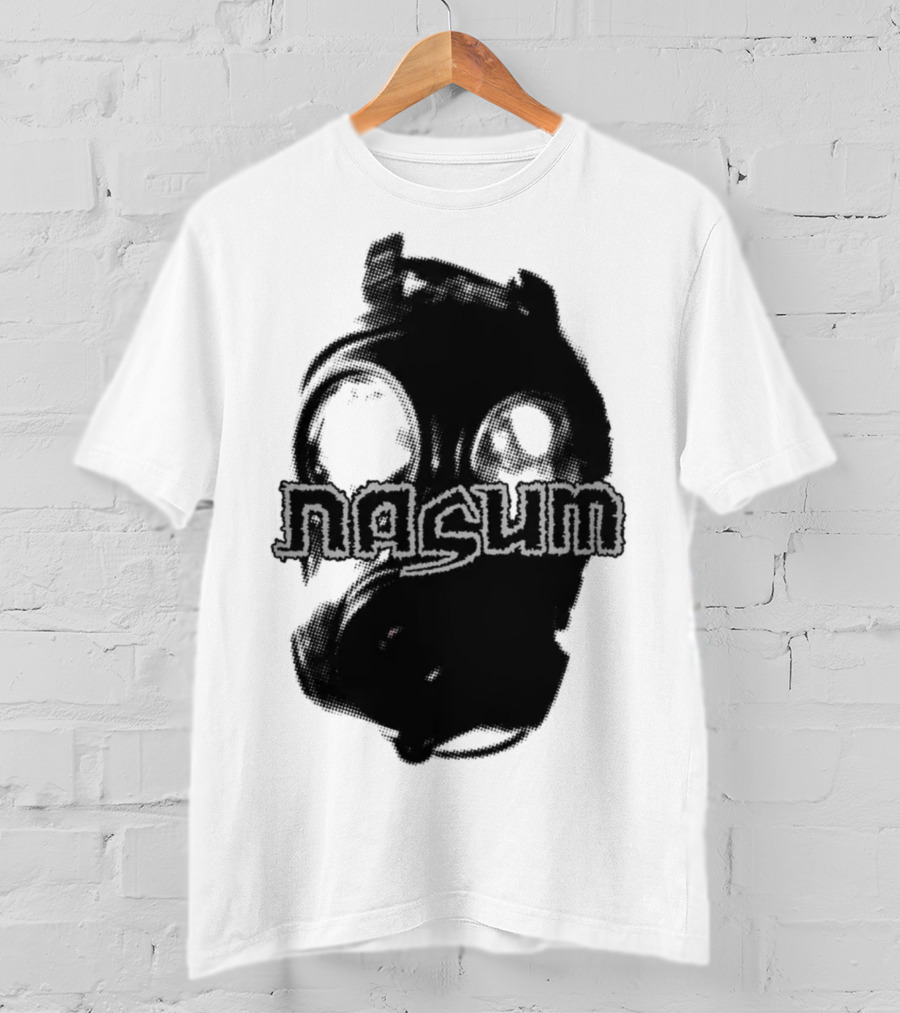 Nasum Gasmask Logo Dark Aesthetic T-Shirt