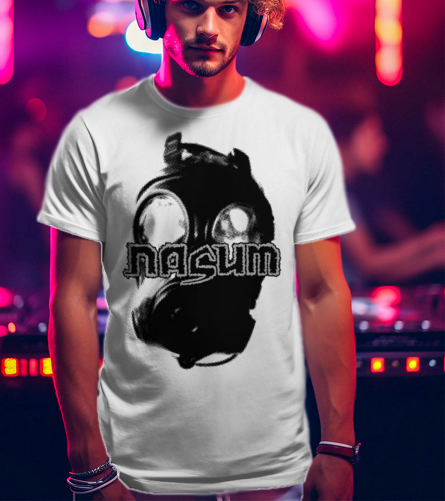 Nasum Gasmask Logo Dark Aesthetic T-Shirt