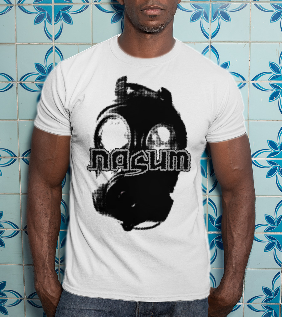 Nasum Gasmask Logo Dark Aesthetic T-Shirt