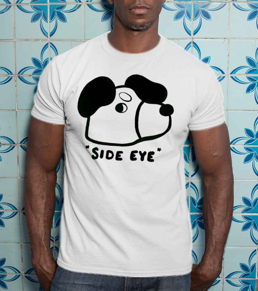 Chocolett Dog With Side Eye Expression T-Shirt