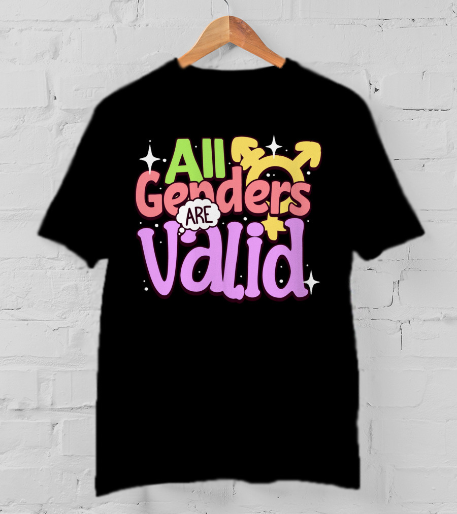 All Genders Are Valid Symbolic Gender Equality T-Shirt