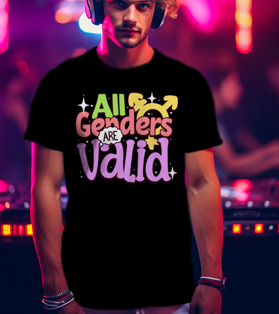 All Genders Are Valid Symbolic Gender Equality T-Shirt