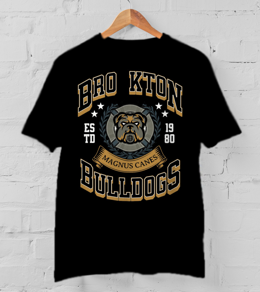 Brockton Bulldogs Estd 1980 Magnus Canes T-Shirt