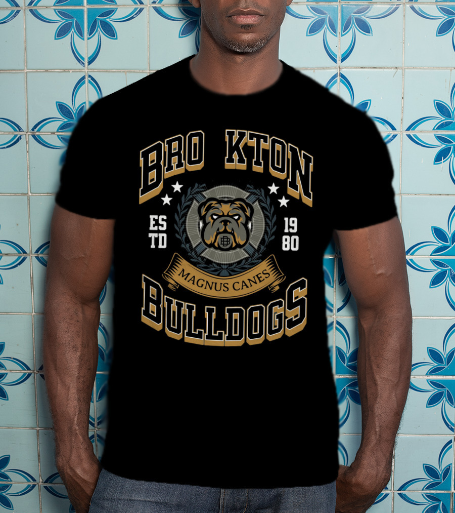 Brockton Bulldogs Estd 1980 Magnus Canes T-Shirt