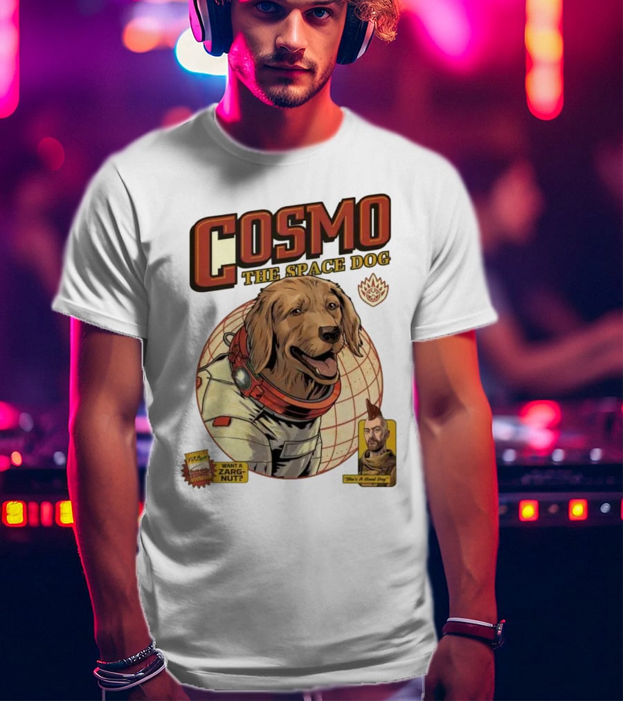 Cosmo The Space Dog Guardians Want A Zargnut She's A Good Dog T-Shirt