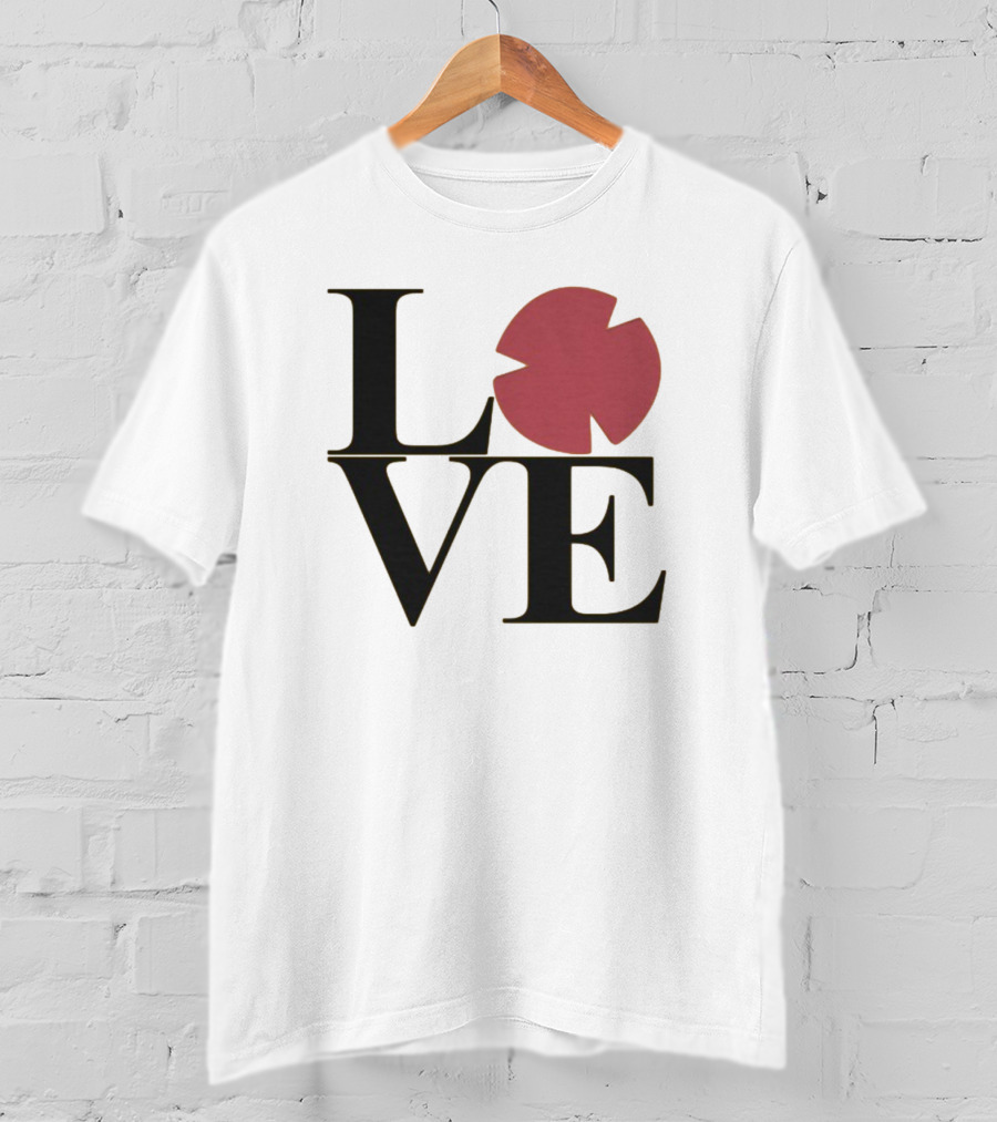 LOVE Black And Pink Circle T-Shirt