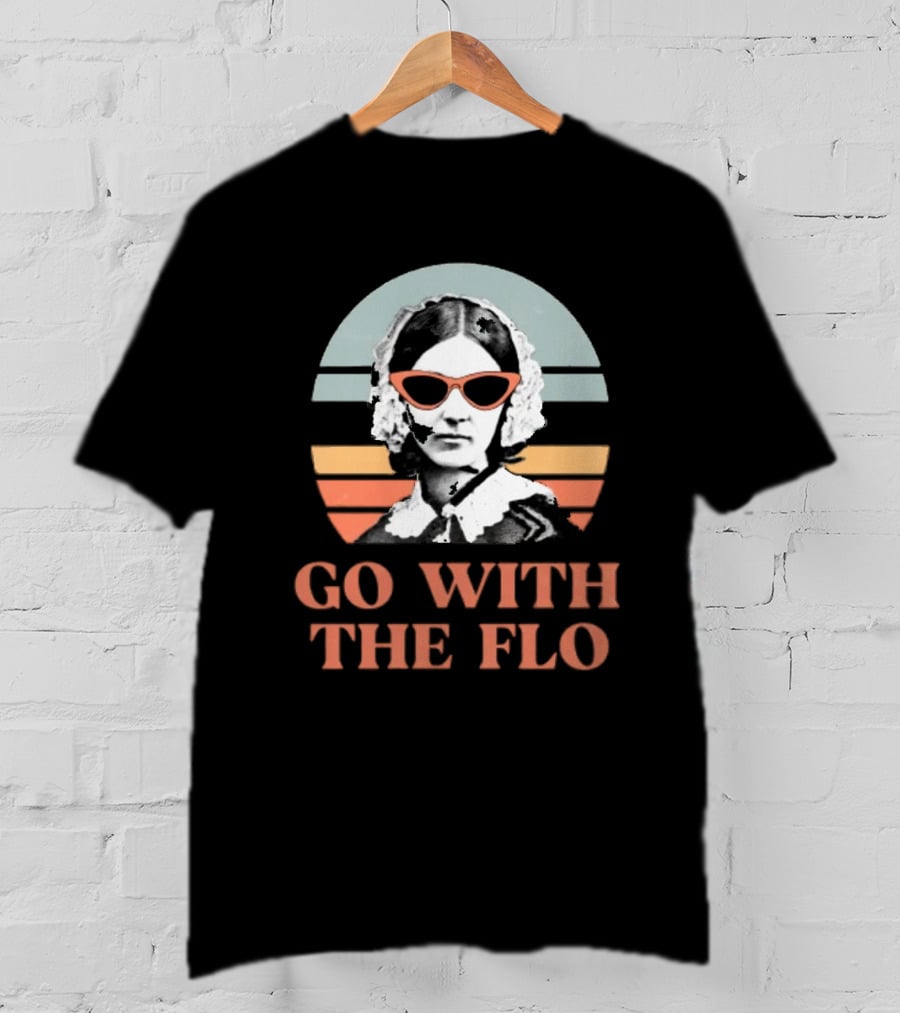 Nurse Practitioner Florence Nightingale Go With The Flo Vintage T-Shirt