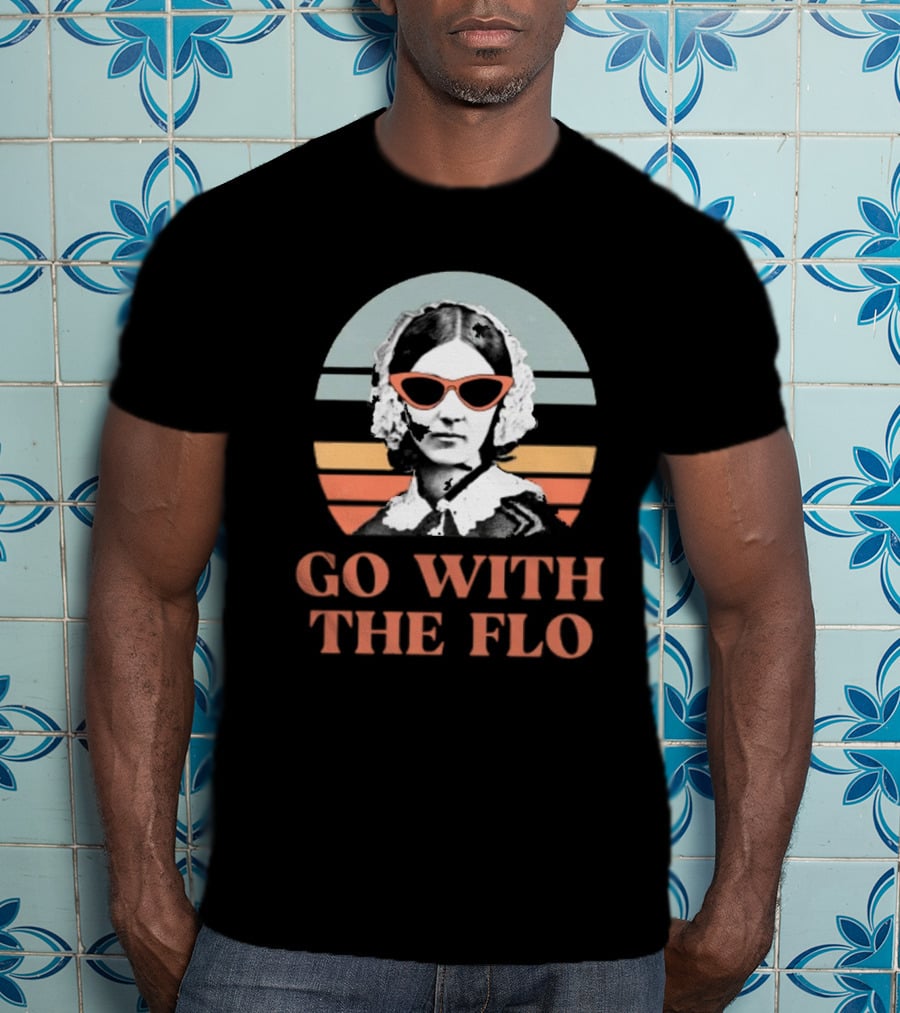 Nurse Practitioner Florence Nightingale Go With The Flo Vintage T-Shirt