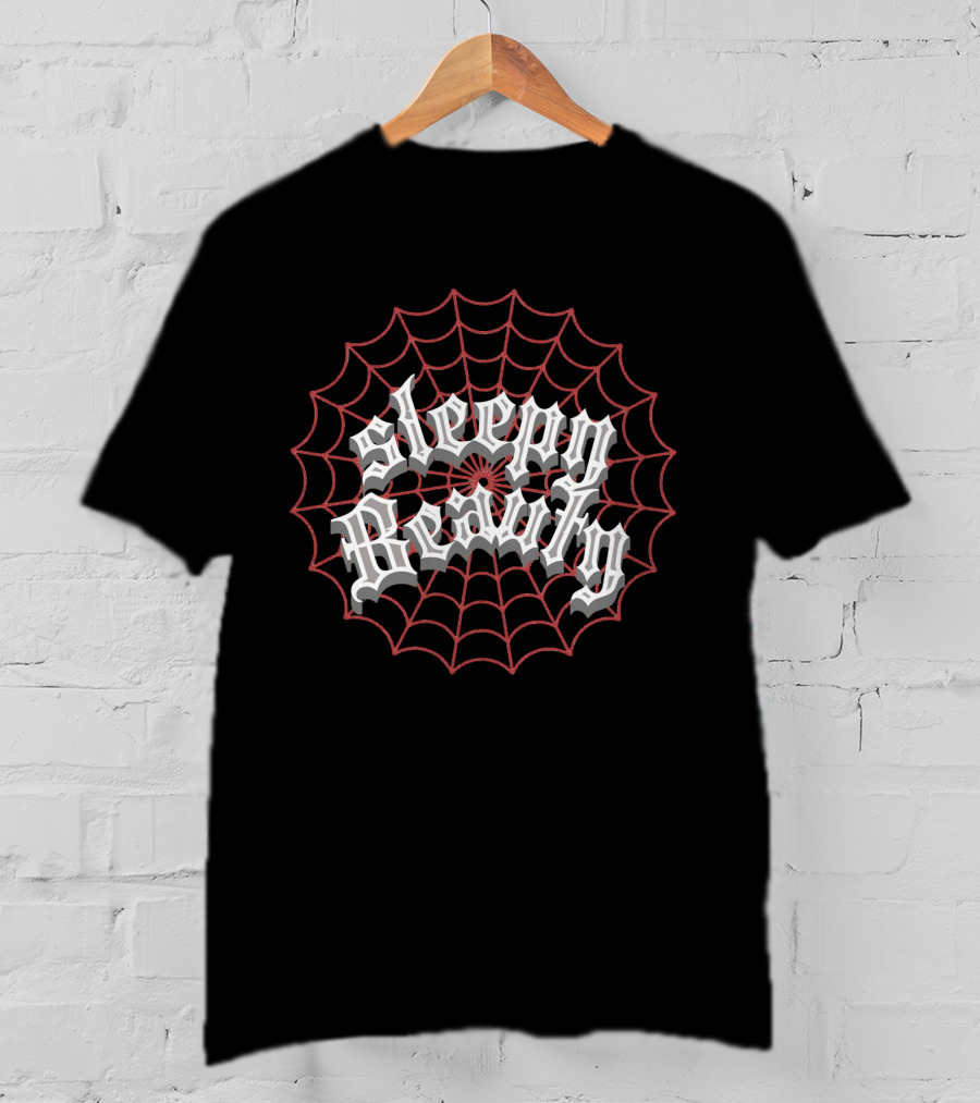 Sleepy Beauty Gothic Web T-Shirt