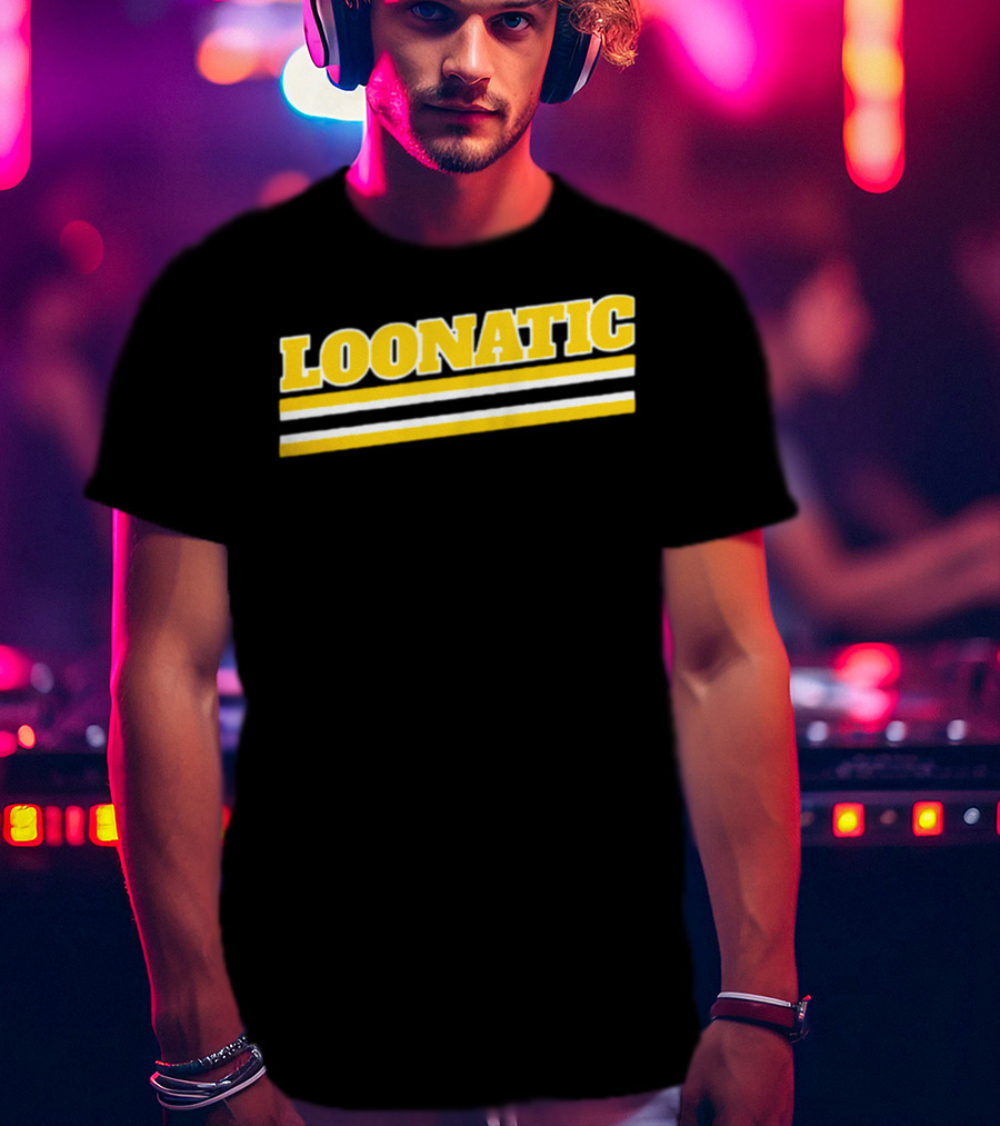 LOONATIC Bold Yellow Stripes T-Shirt