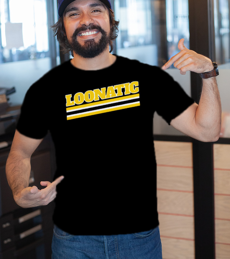LOONATIC Bold Yellow Stripes T-Shirt
