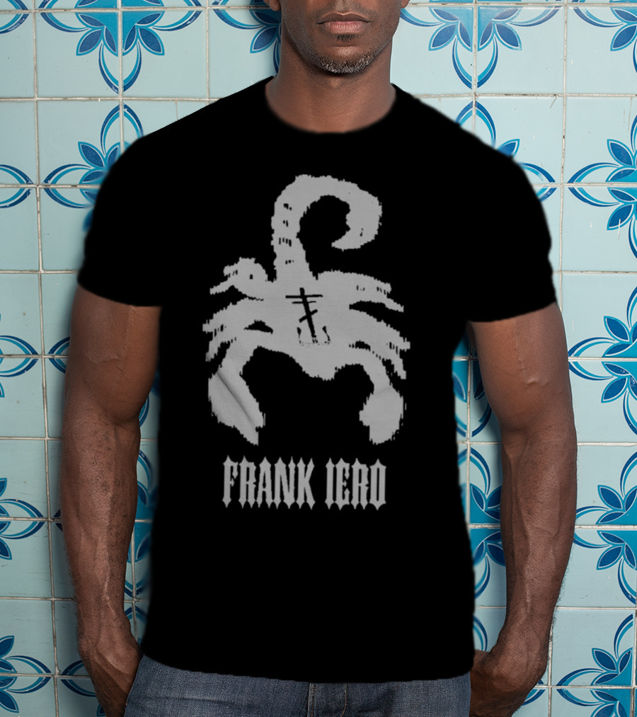 Frank Iero Scorpion With Cross T-Shirt