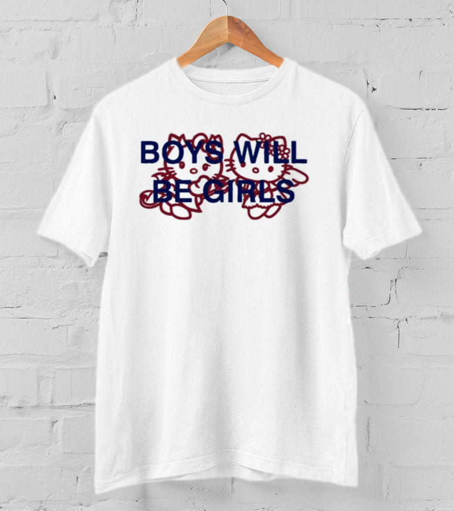 Hello Kitty Boys Will Be Girls T-Shirt