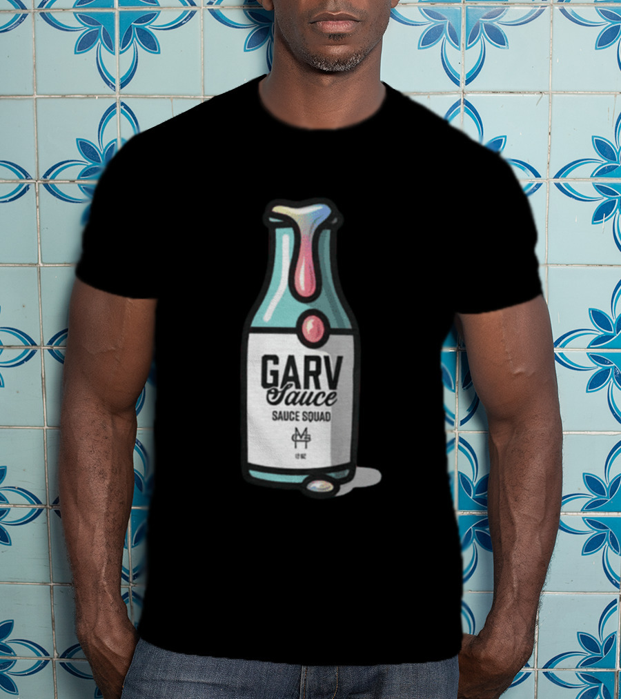 GARV Sauce Bottle Sauce Squad 12 OZ T-Shirt