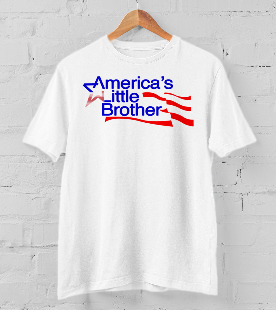 America’s Little Brother Star And Stripes T-Shirt