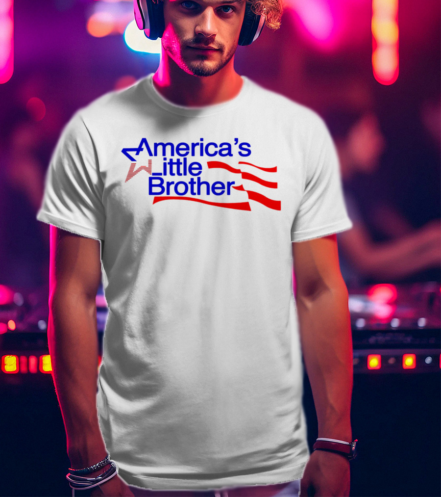 America’s Little Brother Star And Stripes T-Shirt