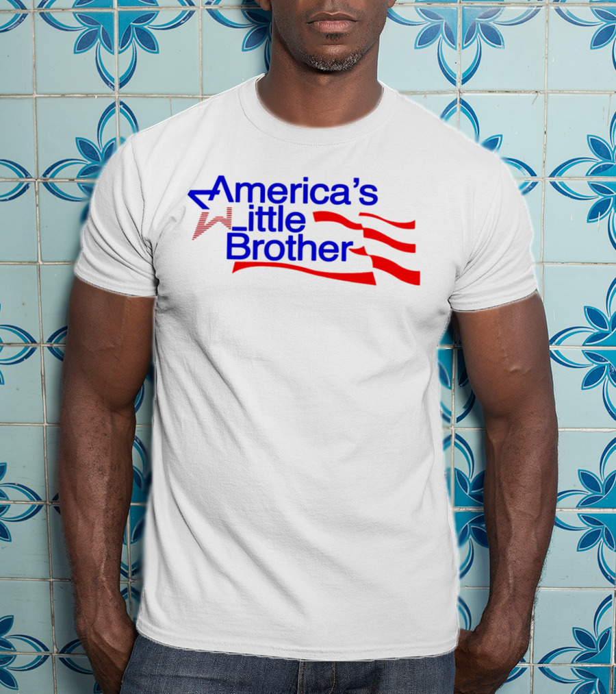 America’s Little Brother Star And Stripes T-Shirt