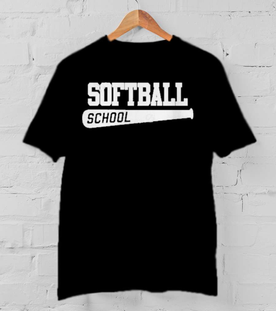 Softball School Bat T-Shirt