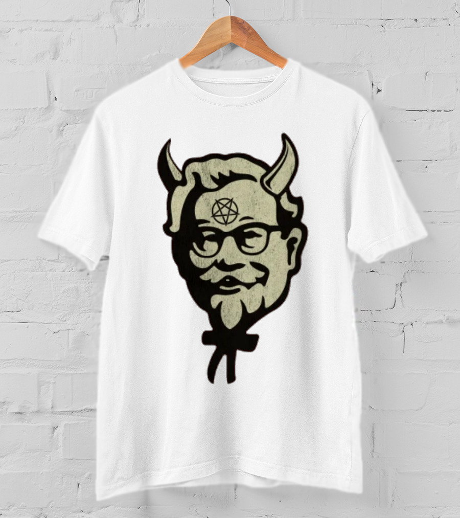 Colonel Satan Devil Horns Pentagram T-Shirt