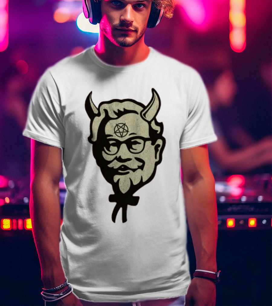 Colonel Satan Devil Horns Pentagram T-Shirt