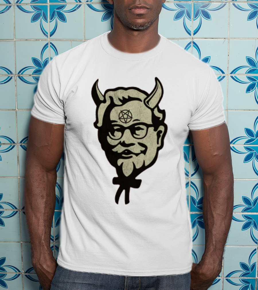 Colonel Satan Devil Horns Pentagram T-Shirt