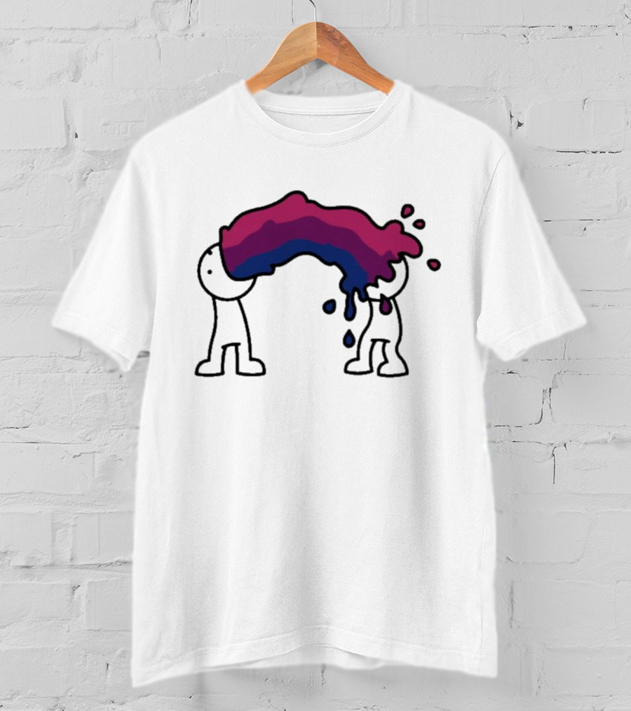 Thomas Tomska Ridgewell ASDF Bi Pride T-Shirt