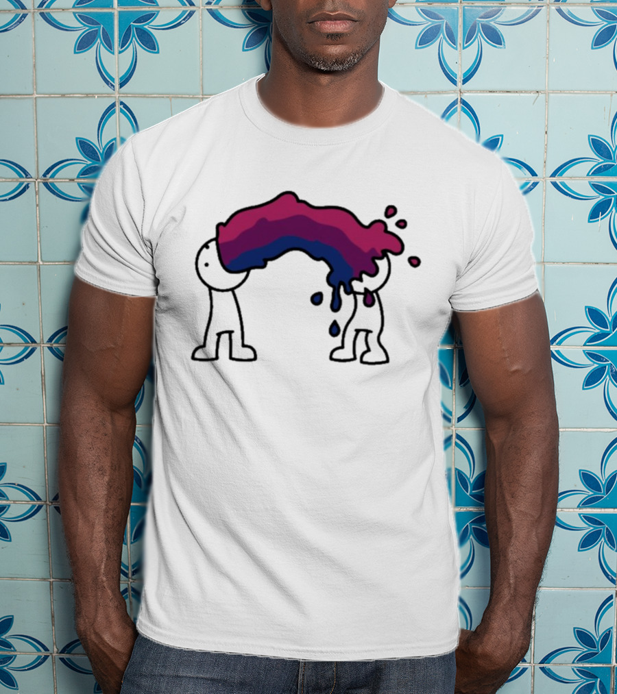 Thomas Tomska Ridgewell ASDF Bi Pride T-Shirt