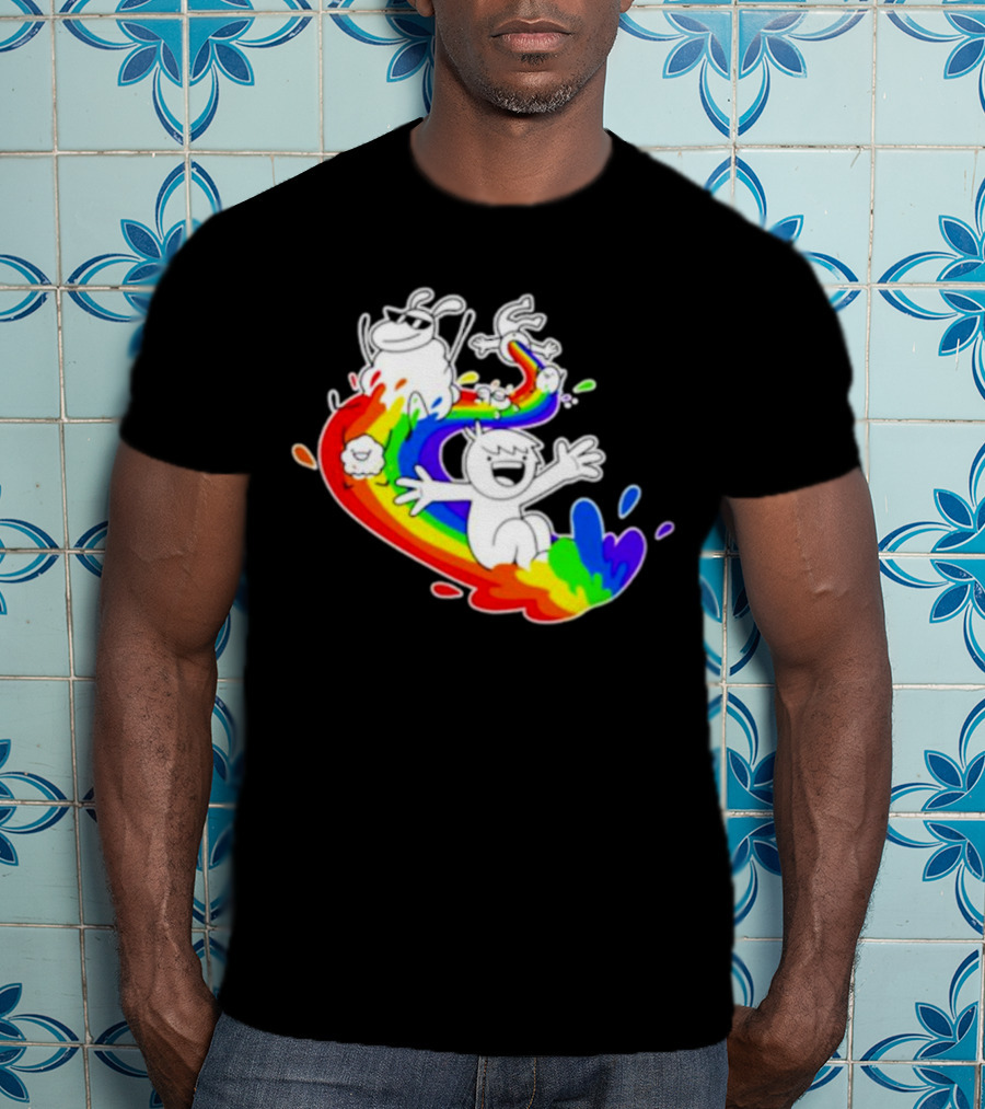 Pride Flavour Rainbow Ride Characters Limited Run T-Shirt