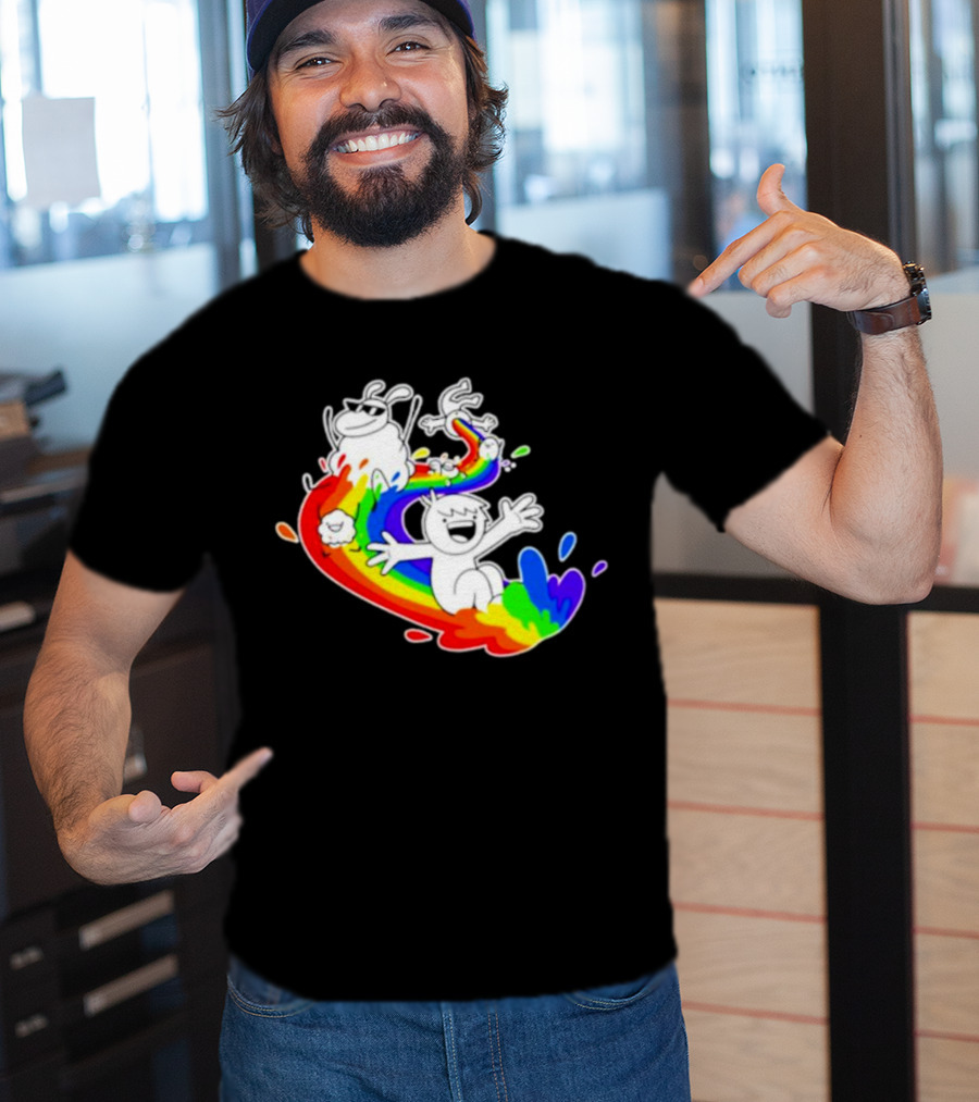 Pride Flavour Rainbow Ride Characters Limited Run T-Shirt