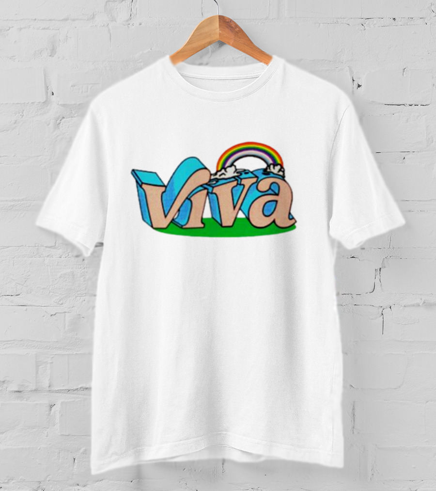 Viva La Pride Rainbow Clouds T-Shirt