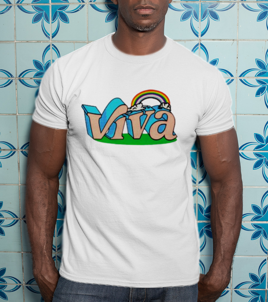 Viva La Pride Rainbow Clouds T-Shirt
