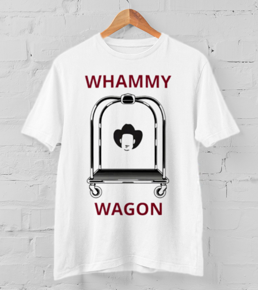 Whammy Wagon Luggage Cart Cowboy Hat T-Shirt