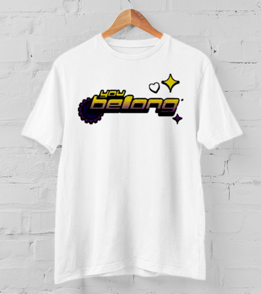 You Belong Gear Stars And Heart T-Shirt