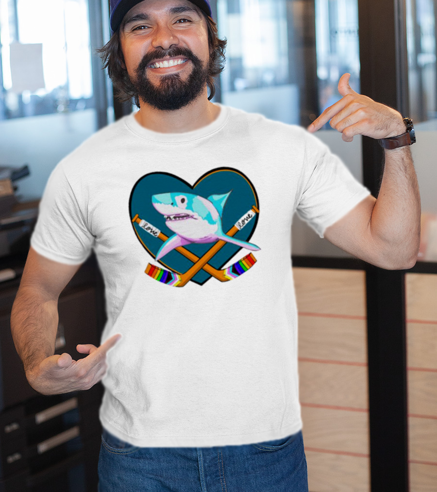 San Jose Sharks Pride Night Love Inclusion Diversity Hockey T-Shirt