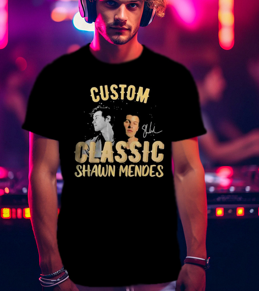 Custom Classic Shawn Mendes Signature T-Shirt