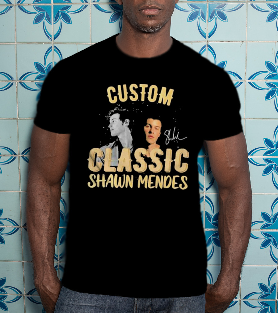 Custom Classic Shawn Mendes Signature T-Shirt
