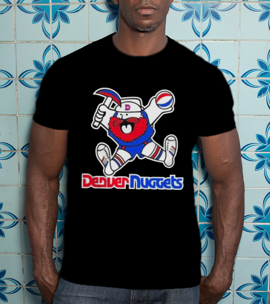 Denver Nuggets Mascot Mitchell And Ness Retro T-Shirt