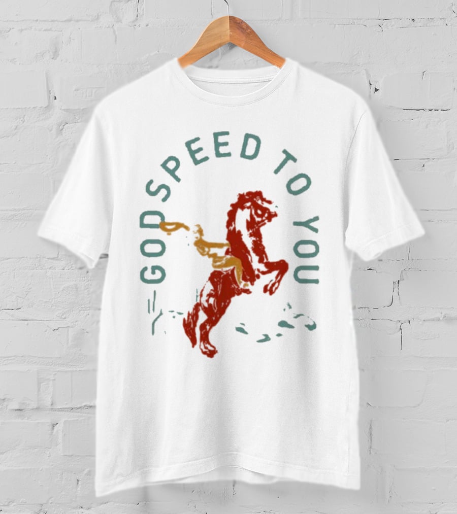 Godspeed To You Rider On Horseback T-Shirt