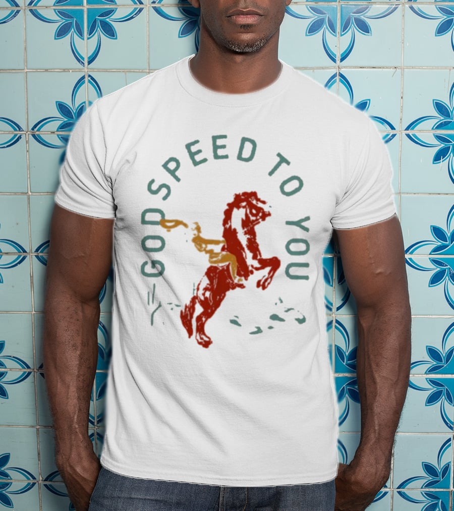 Godspeed To You Rider On Horseback T-Shirt