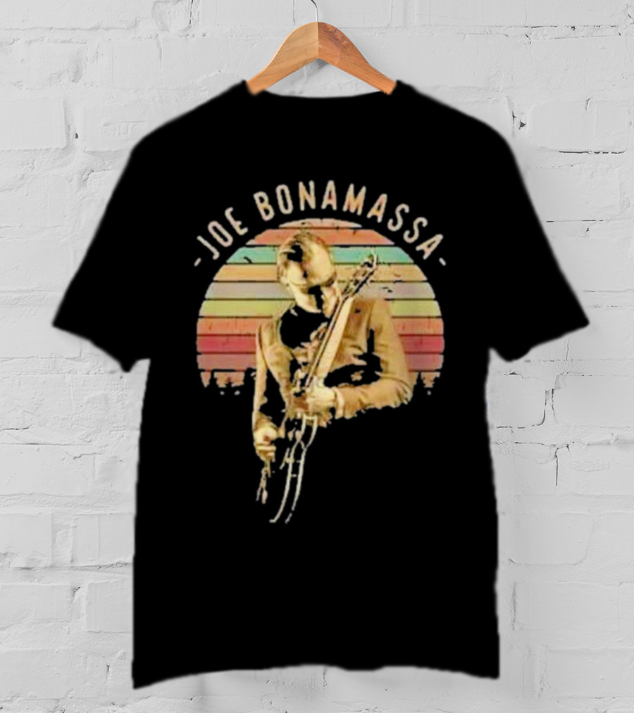 Joe Bonamassa Vintage Sunset Guitar T-Shirt